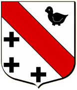 Blason : de La Boulaye de Thévray