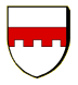 Blason : Fasce bastillee (exemple)