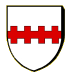Blason : Fasce bretessee (exemple)