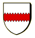 Blason : Fasce denchee (exemple)