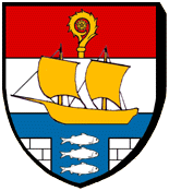 Blason : Port en Bessin-Huppain